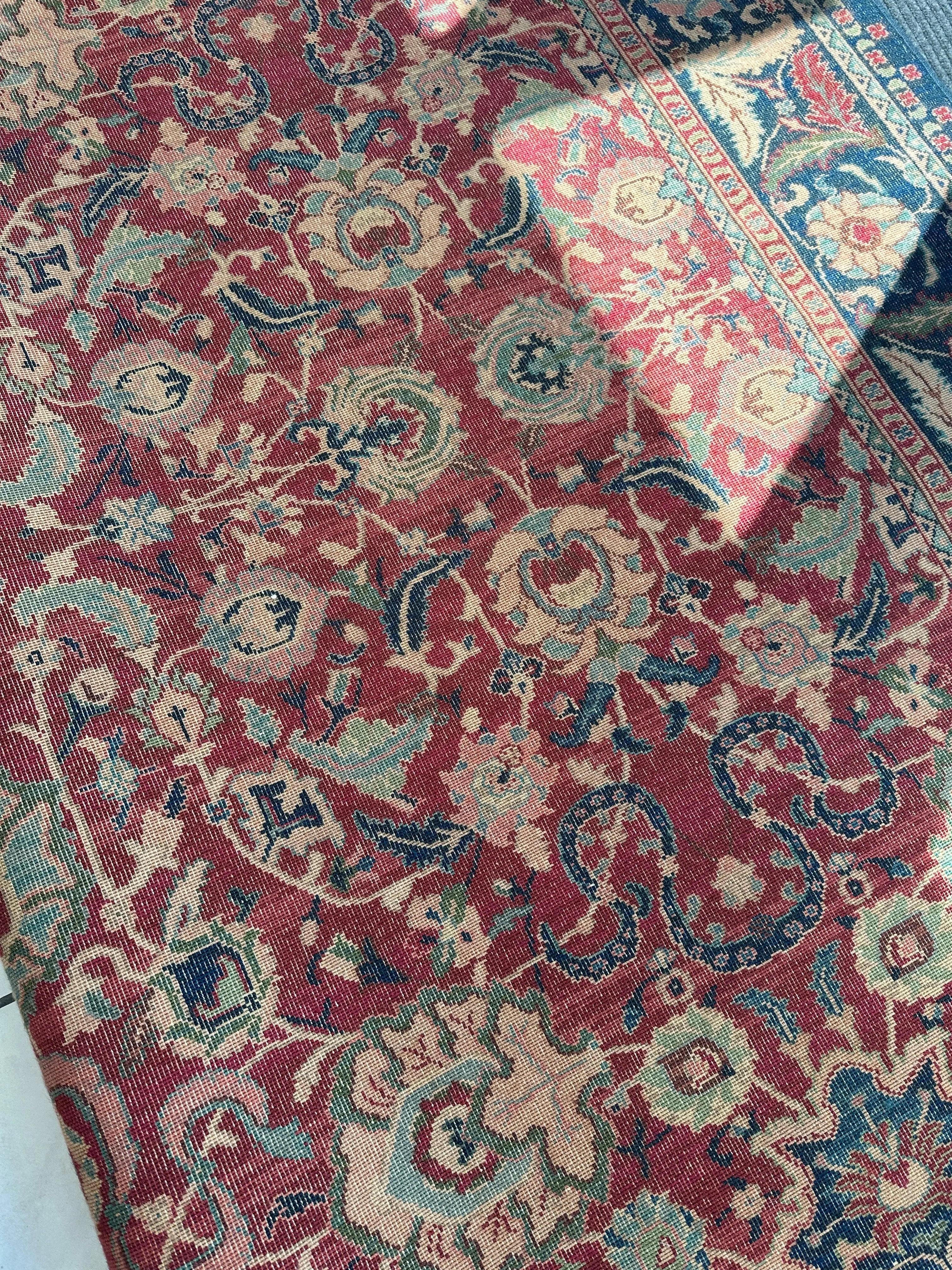 Karastan Samovar Teawash Wool Rug – 8’8” x 12’ – Vintage Elegance, Excellent Condition Rugistan