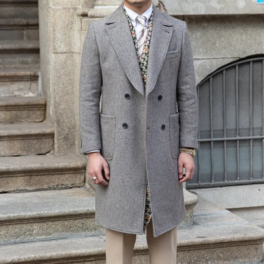 Men's  Wool Coat Family Shopolf