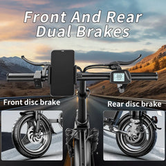 ASK GO F9 Foldable Electric Bike – 650W Motor, 25 MPH Family Shopolf