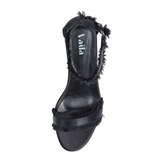 Angela Wedges Black Vaila Shoes