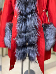 Genuine Silver Fox Fur Rabbit Fur Insulated Parka Alaska® Outerwear Company