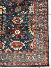 Trasitional Serapi Ghazni Wool Rug – 8' x 10’ – Intricate Floral Design Rugistan