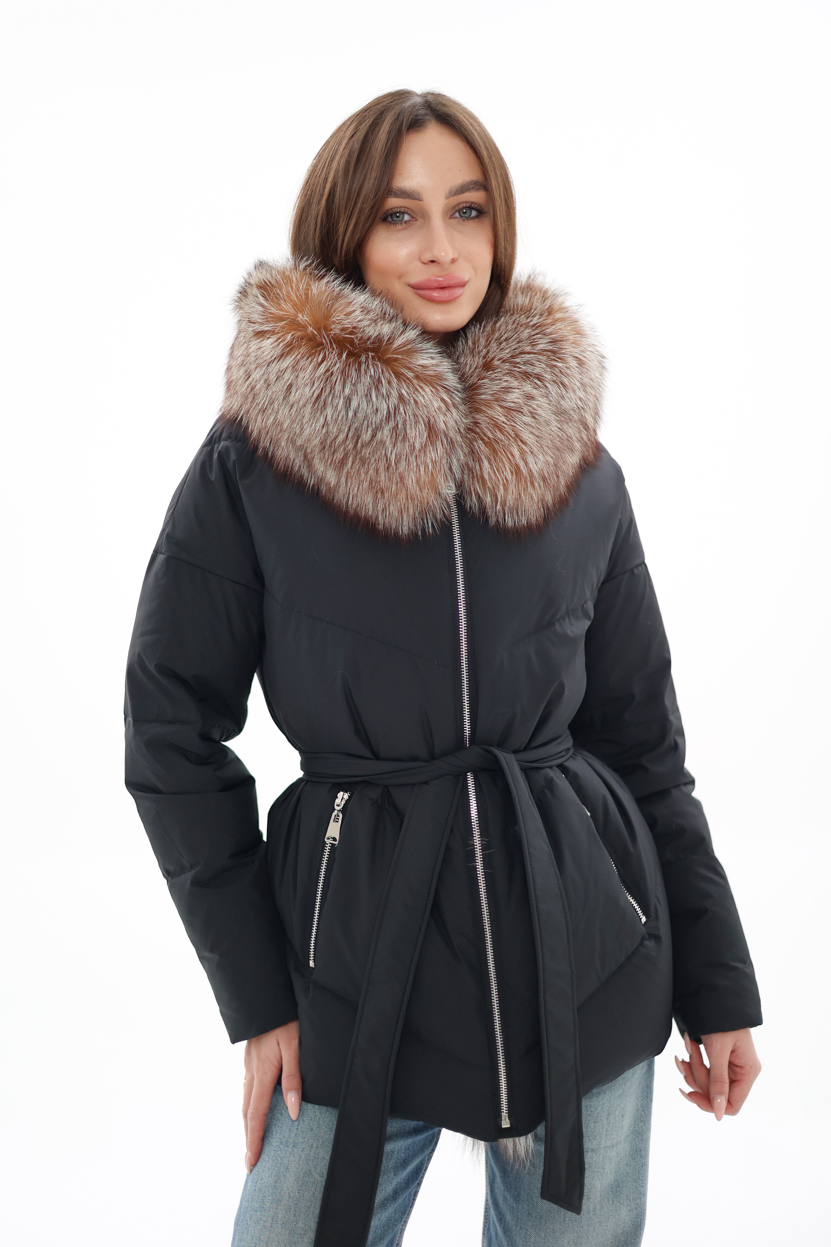 Genuine Silver Fox Fur Down Insulated Parka Alaska® Outerwear Company
