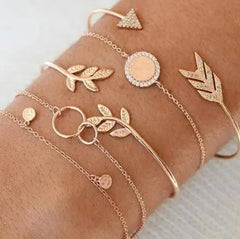 Bead Chain Bracelet Set Anklet Family Shopolf