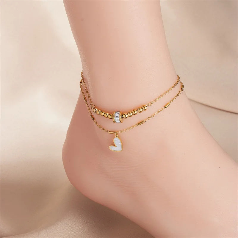 Boho ankle chain