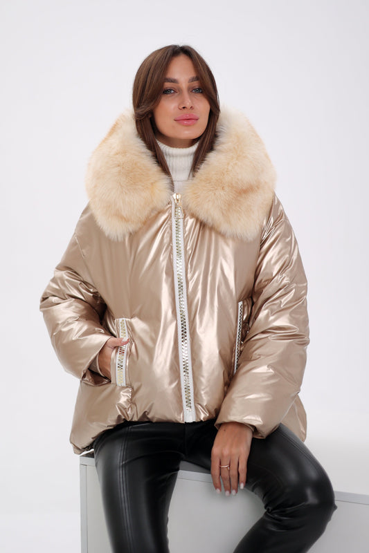 Genuine Polar Fox Down Fill Jacket Alaska® Outerwear Company