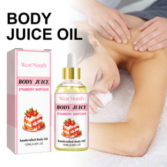 Strawberry Body Oil - 120ml | All-Natural Hydrating Body Juice Oil

