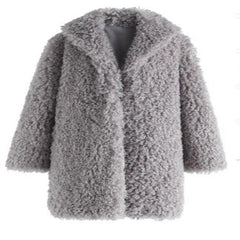 Women's Casual Wool Coat Korean Version