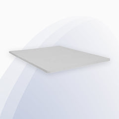 White square tablecloth on a white background