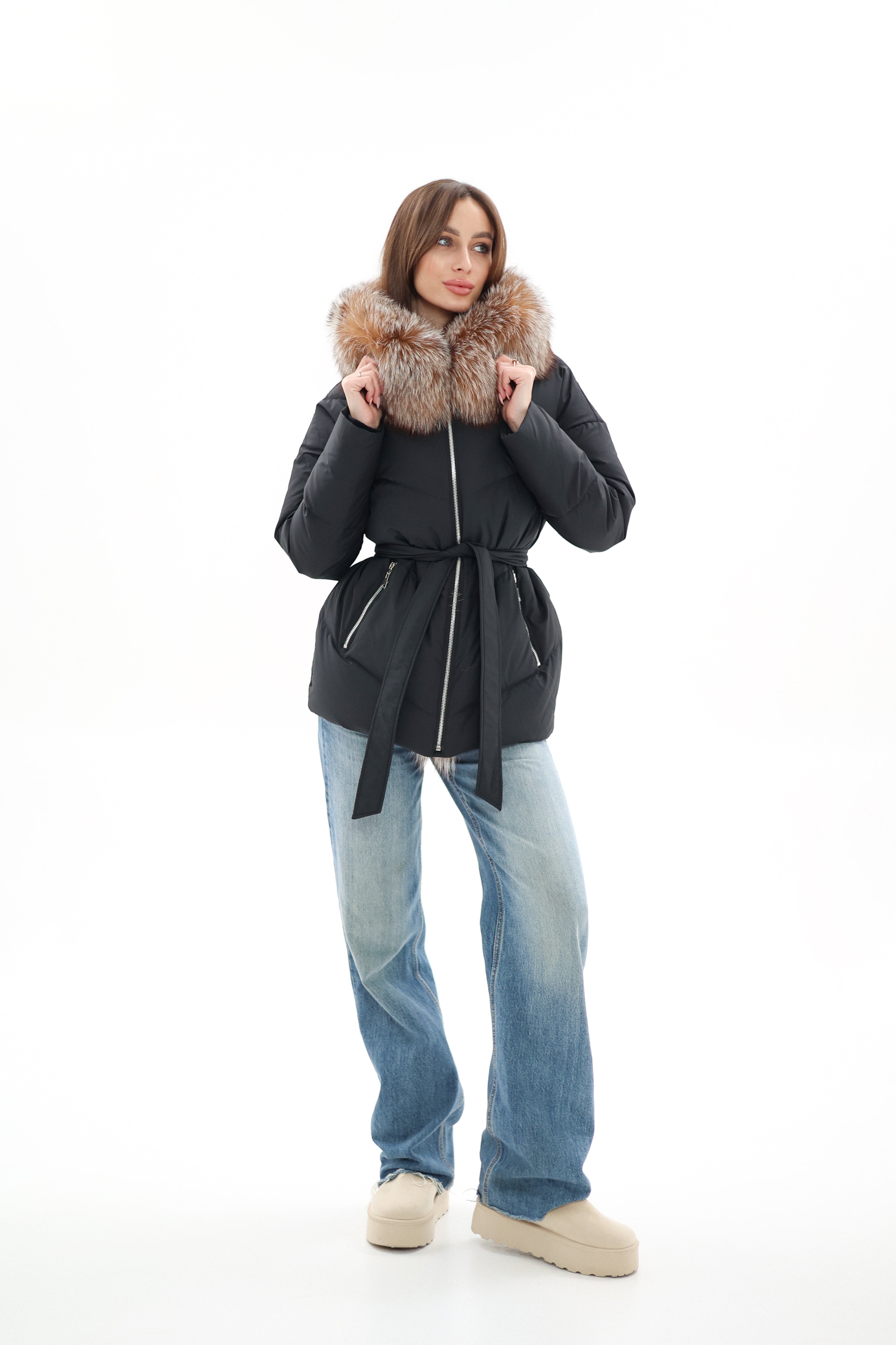 Genuine Silver Fox Fur Down Insulated Parka Alaska® Outerwear Company