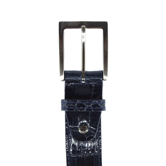 70-100-NVY ALLIGATOR Belt, Navy