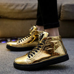 Men's British High-Top Boots Family Shopolf