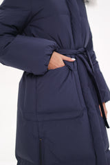 Genuine Silver Fox Down Fill Coat