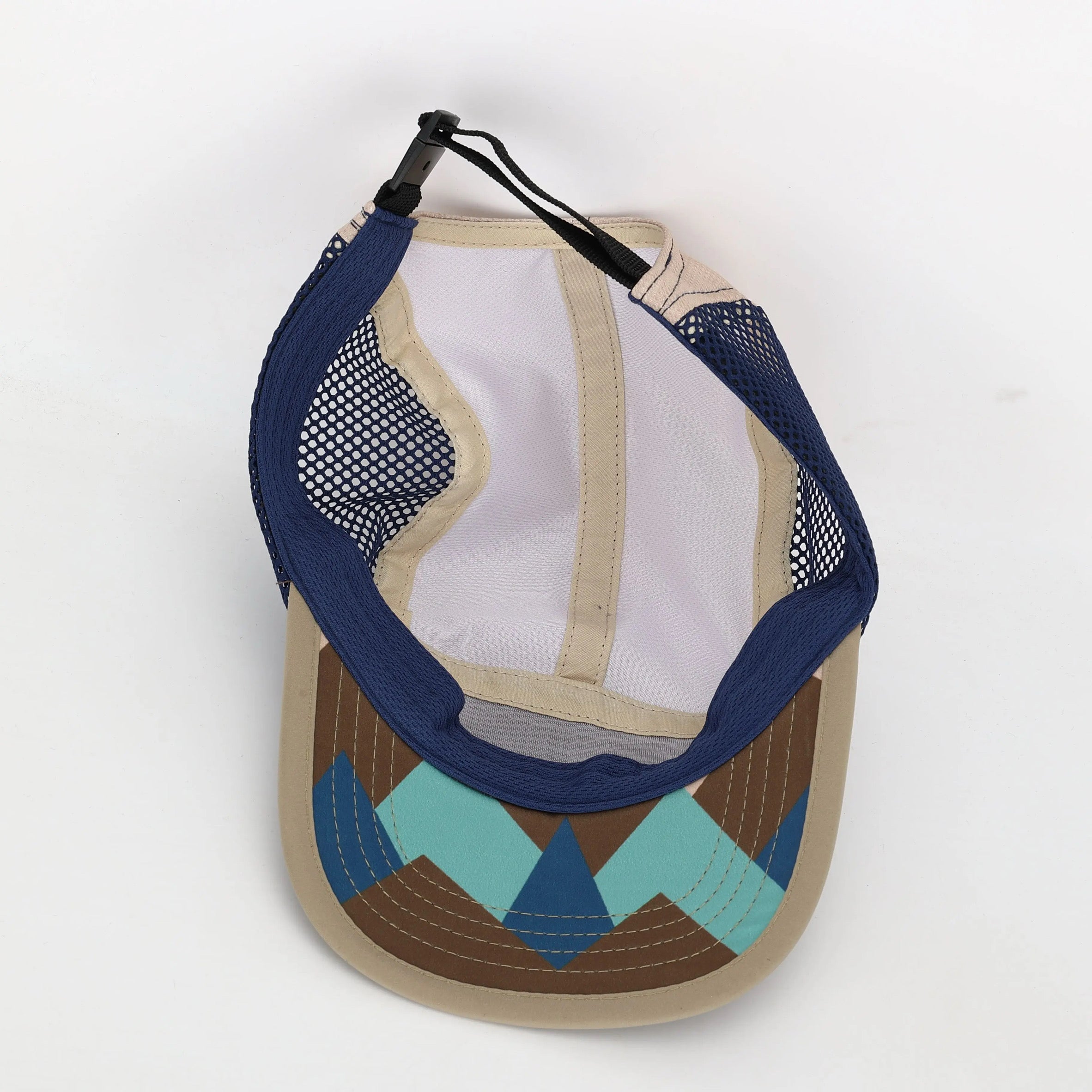Pet harness with geometric pattern on a white background