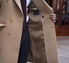 Wool Coat British Slim Fit Family Shopolf