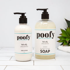Naturally Unscented SHEA Lotion Poofy Organics