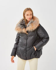Genuine Silver Fox Fur Down Fill Parka Alaska® Outerwear Company