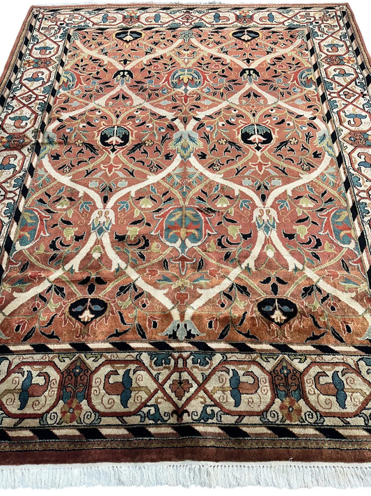 William Morris Hand-Knotted Wool Luxury Handmade Rug - 7'10" x 9'10" Rugistan