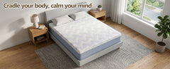 King 12 Inch Memory Foam Mattress — High Density