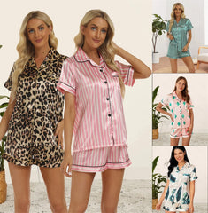 Cozy Women's Pajama Set with Lapel Collar – Soft & Stylish Family Shopolf