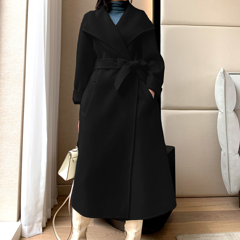 Woolen Coat  Straight