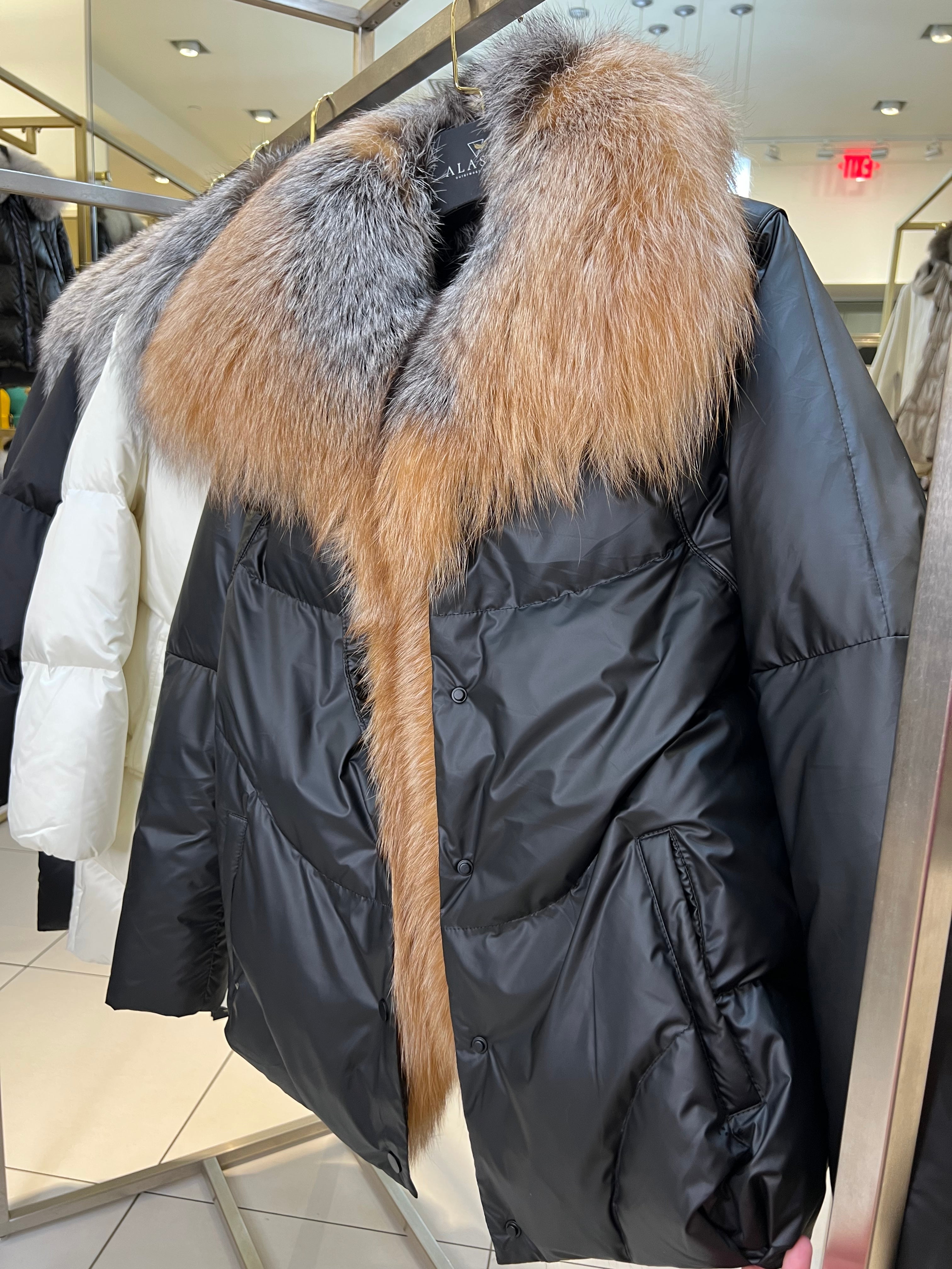 Genuine Silver Fox Fur Down Fill Parka Alaska® Outerwear Company