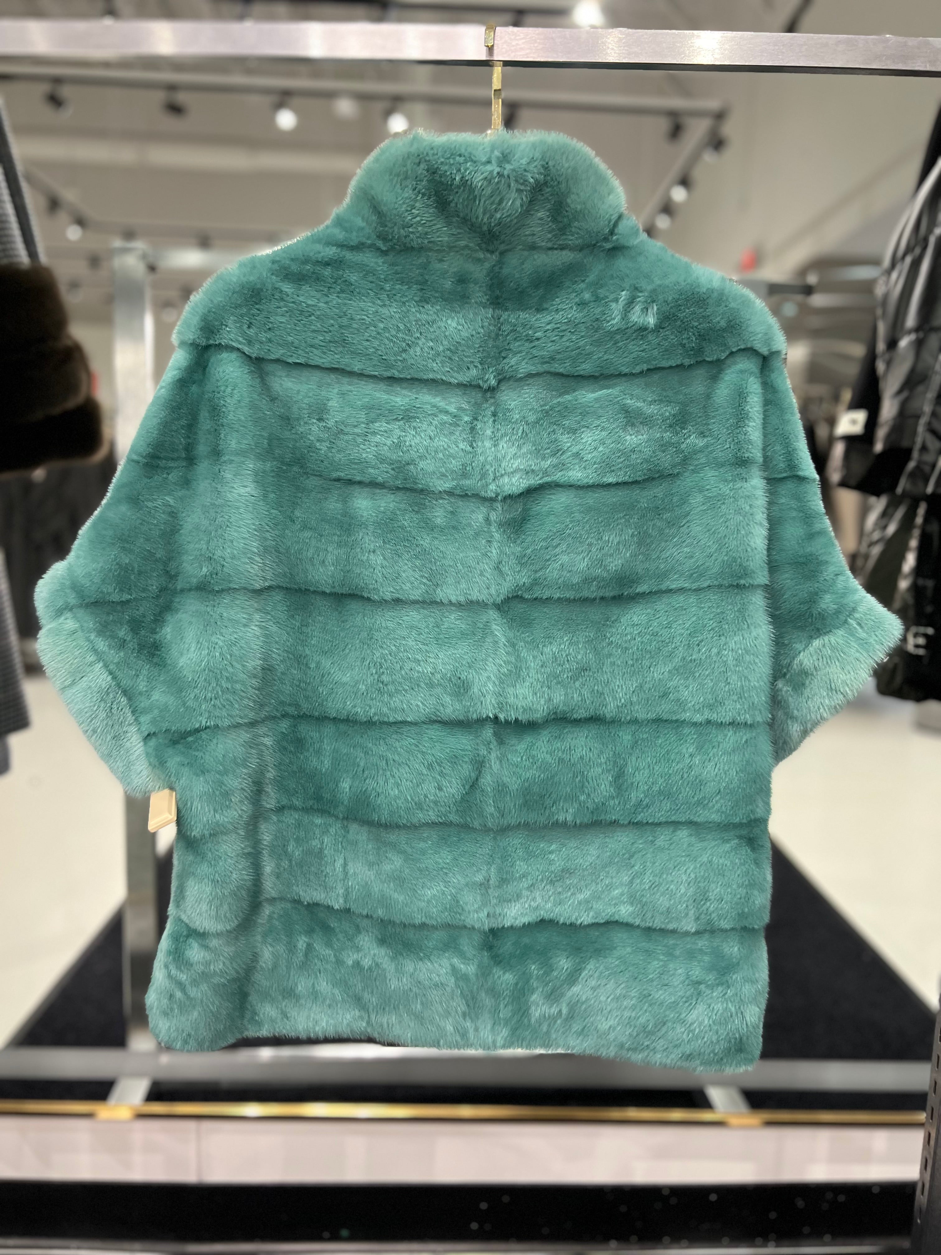 Genuine Scandinavian Mink Fur Poncho Alaska® Outerwear Company