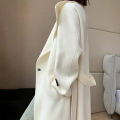Woolen Coat  Straight Family Shopolf