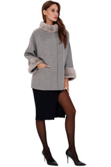 Genuine Mink Fur Virgin Wool Coat Alaska® Outerwear Company