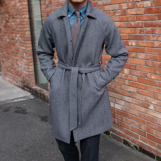 Wool Slim Fit Mid Length Coat Family Shopolf