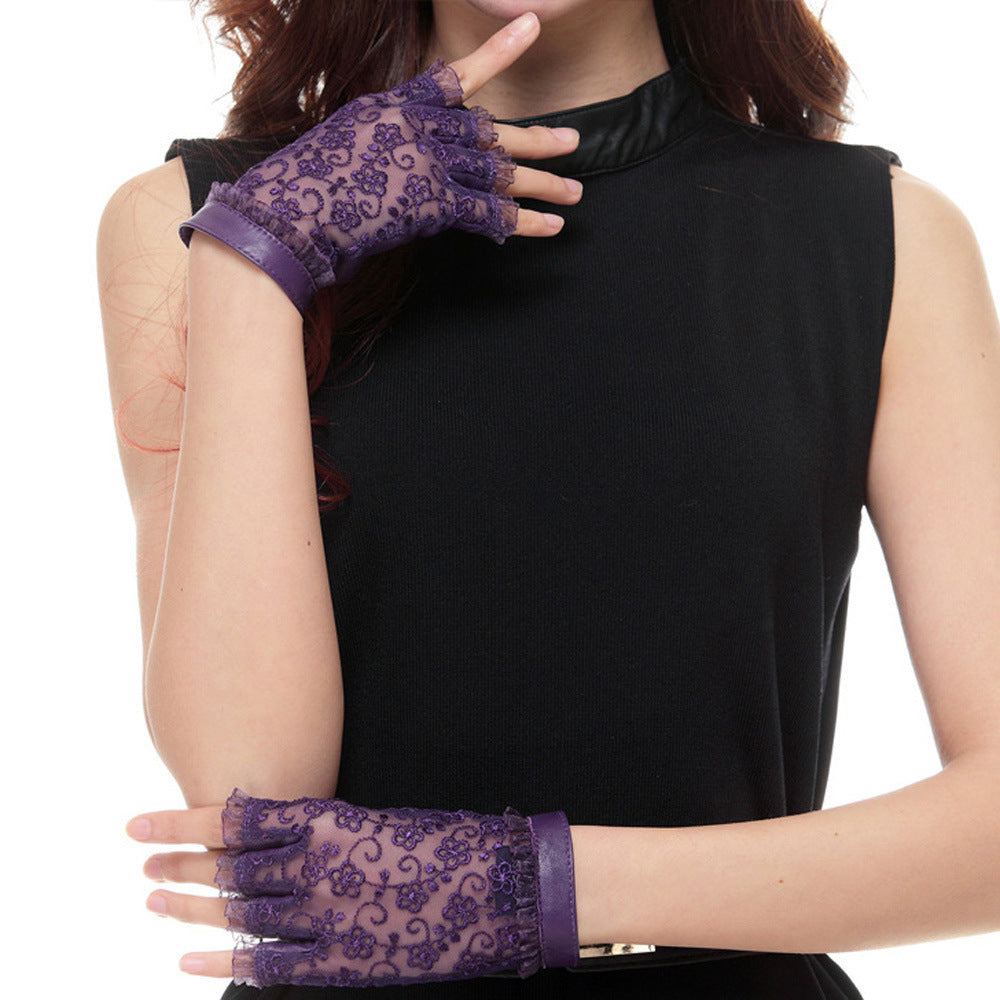 Lace Mesh Gloves