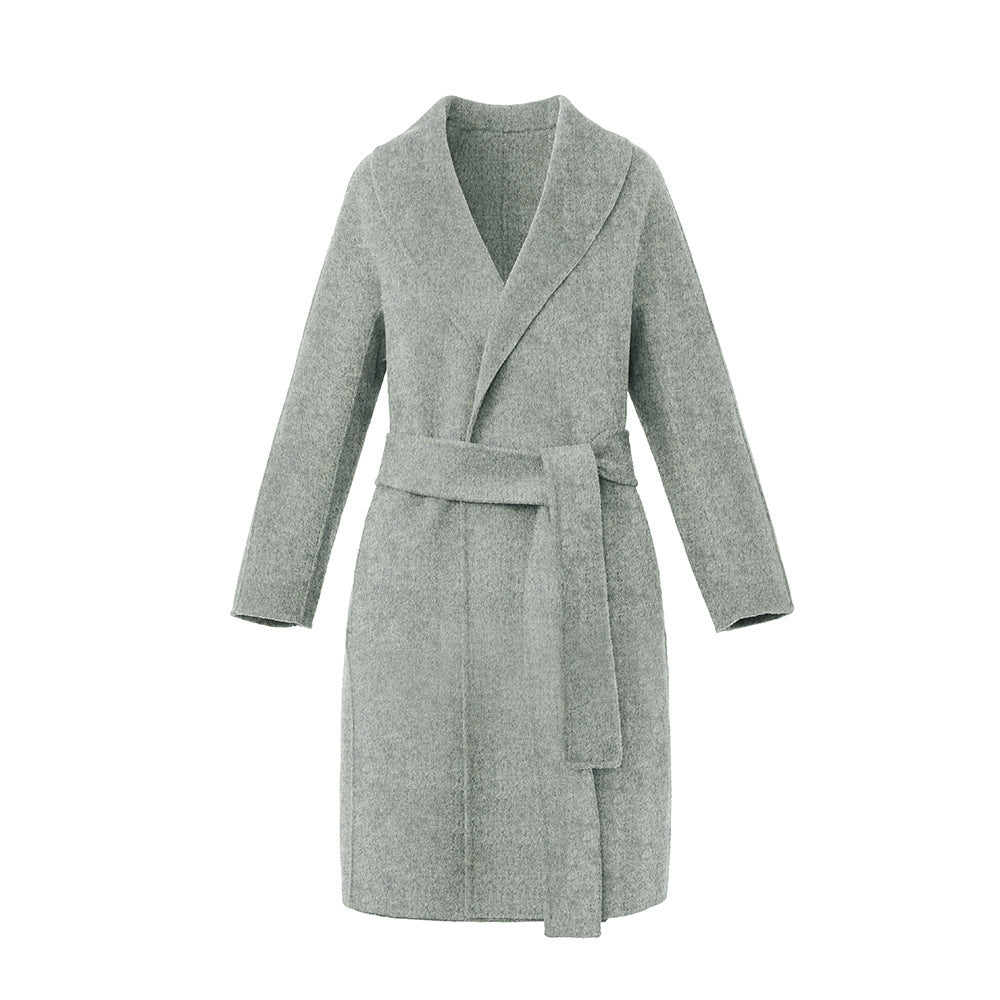 Long woolen coat