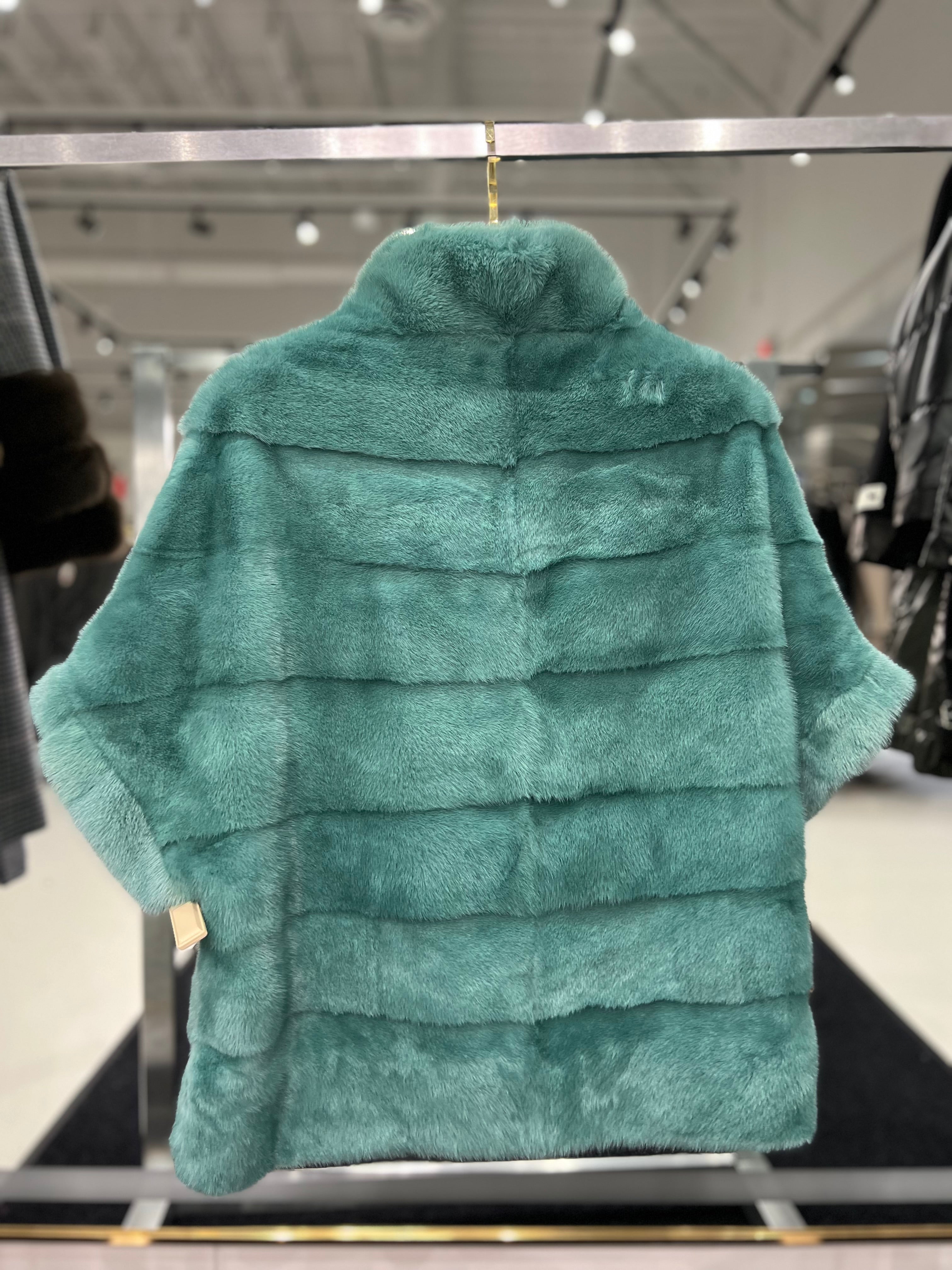Genuine Scandinavian Mink Fur Poncho Alaska® Outerwear Company