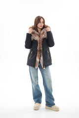 Genuine Silver Fox Fur Down Insulated Parka Alaska® Outerwear Company