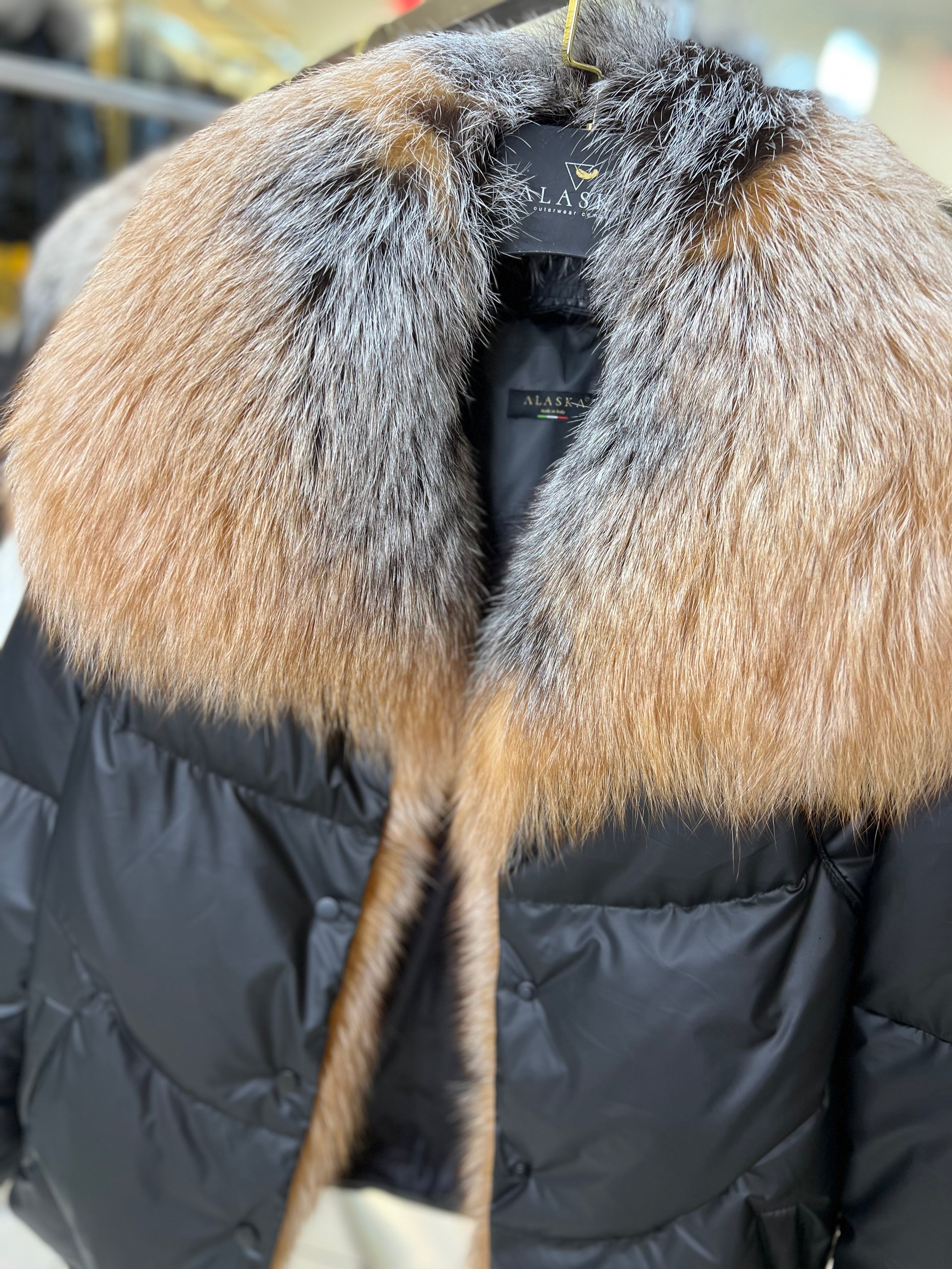 Genuine Silver Fox Fur Down Fill Parka Alaska® Outerwear Company