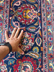 Incredible Persian Kashan All Over Wool Rug 10’2” x 14’ Rugistan