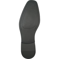 Black shoe sole on a white background