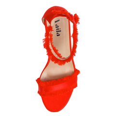 Angela Wedges Red Vaila Shoes