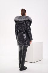 Genuine Silver Fox Fur Down Fill Coat Alaska® Outerwear Company