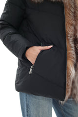 Genuine Silver Fox Fur Down Insulated Parka Alaska® Outerwear Company