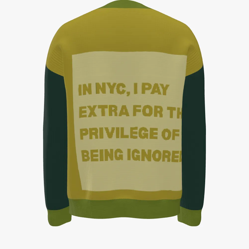 BYMANYC ® NY LES Men's Eco Merino Oversized Cardigan - Urban Style