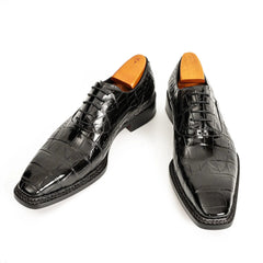 Black Alligator Norwegian Oxford