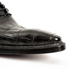 Black Alligator Norwegian Oxford