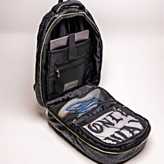 Black Monogram Leather Commuter Bag Sole Premise