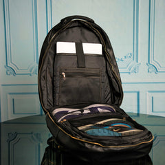 Black Leather Commuter Bag Sole Premise