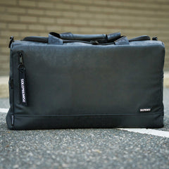 Black Leather Sneaker Duffle Sole Premise