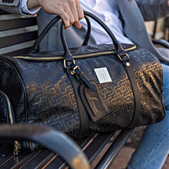 Black Monogram Leather Duffle Bag (150 Made) Sole Premise
