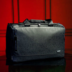 Black Leather Sneaker Duffle Sole Premise