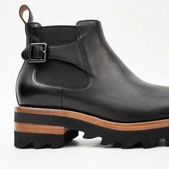 Brogue Chelsea Boots Black