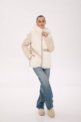 ⇆ Reversible Hooded Wool Blend Jacket Alaska® Outerwear Company